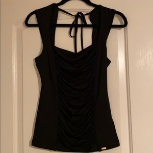 Guess Black rouched top - size M